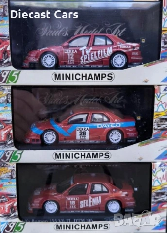 Alfa Romeo 155 V6 DTM , Ford Escort RS Cosworth 1:43 - Vitesse, Minichamps