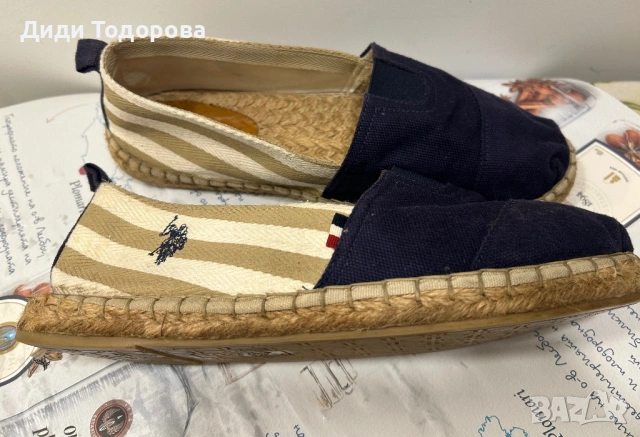 Мъжки еспадрили бранд "U.S. POLO ASSN", снимка 2 - Маратонки - 54843624