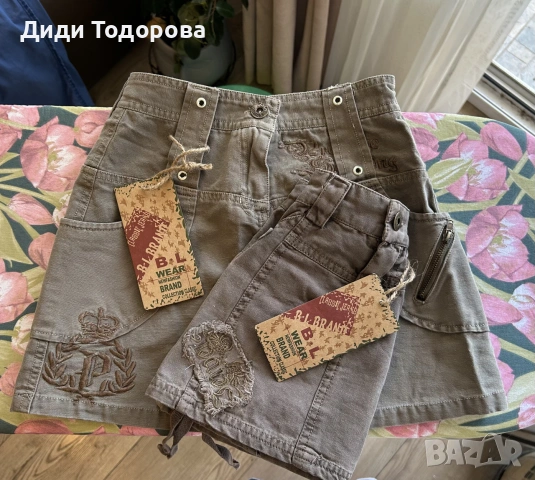 Нови спортно-елегантни памучни поли с етикети B.L. Wear - Карго стил