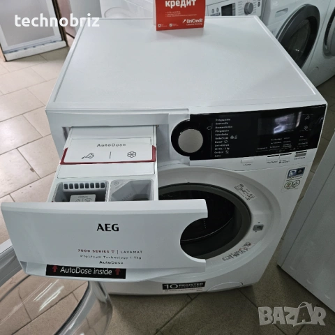 Немска инверторна пералня с Wi-Fi AEG Lavamat Auto Dose 9кг - ГАРАНЦИЯ, снимка 5 - Перални - 54088217