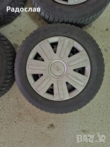 Железни джанти 14" Форд с зимни гуми, снимка 9 - Гуми и джанти - 54025741