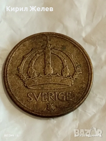 Сребърна монета 10 йоре 1950г. Швеция Крал Густав IV Адолф 51062, снимка 4 - Нумизматика и бонистика - 54734309