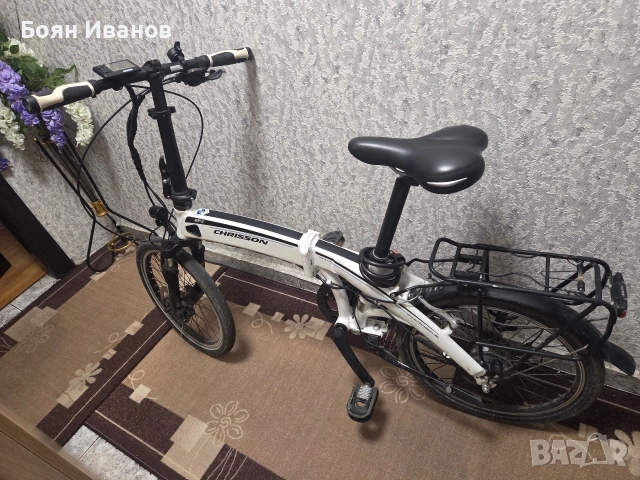 Електрически сгъваем велосипед CHRISSON EF2, снимка 3 - Велосипеди - 54216976