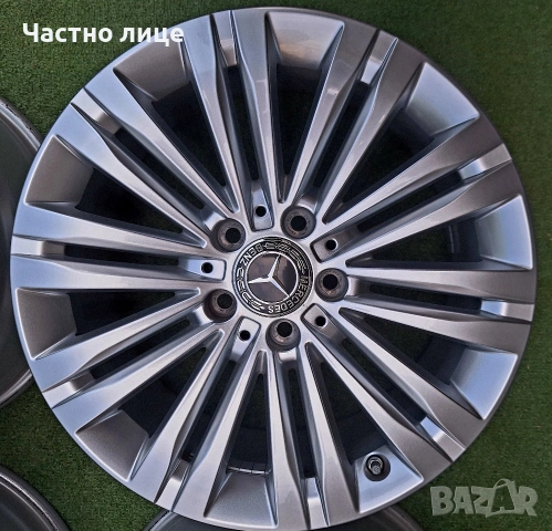 Продавам 4бр оригинални 17-ки джанти за Мерцедес W206,W205,W204 ,CLA,A,B класа, снимка 3 - Гуми и джанти - 55013518