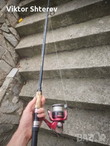 Shimano Catana 4000FC + въдица Viper MT 2.70м – отлично състояние, снимка 2 - Въдици - 55537231