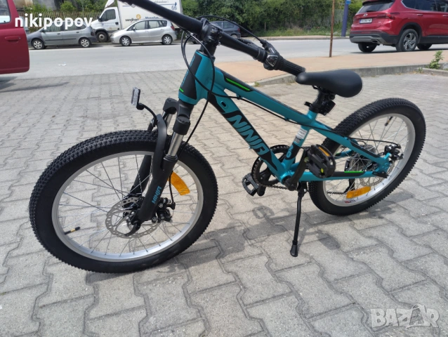 BG Алуминиев велосипед 20" NINJA син, снимка 7 - Велосипеди - 54334708