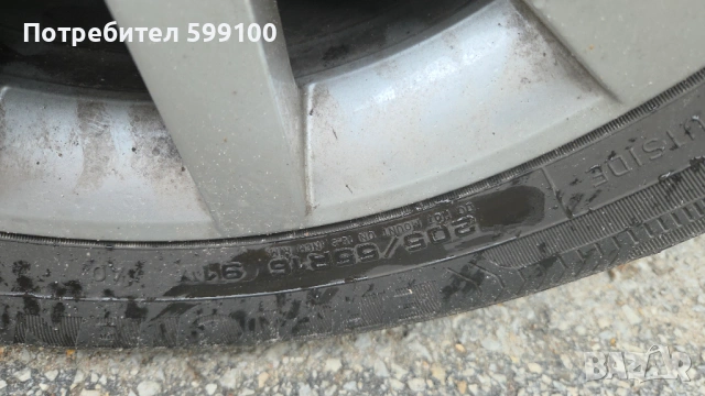 Оригинални джанти за Skoda Scala/ Kamiq с гуми Goodyear, снимка 2 - Гуми и джанти - 54795534