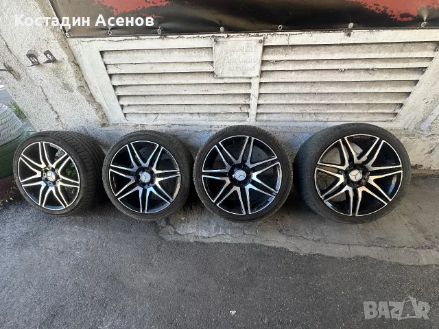 Продавам комплект 19” AMG джанти+ гуми дот 25 , снимка 6 - Гуми и джанти - 55482410