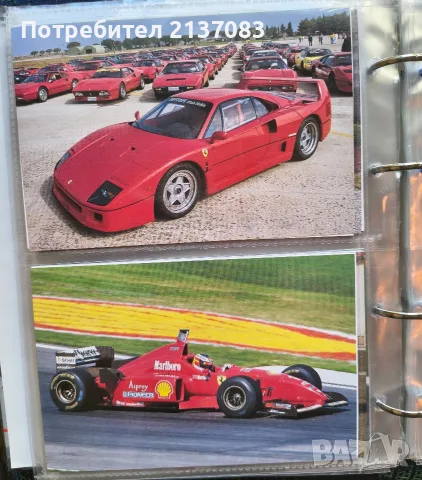 Албум Ferrari оригинален, без забележки, снимка 7 - Колекции - 55681309