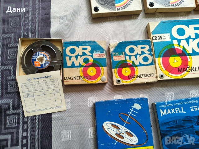 магнетофонни ролки: BASF Professional PER 528, Maxell, Philips и ORWO“, снимка 5 - Други - 54401796