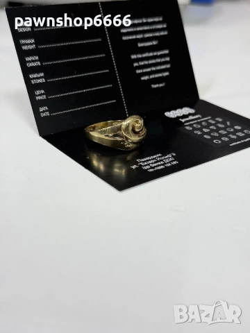 Златен пръстен 14К , снимка 4 - Пръстени - 54027408