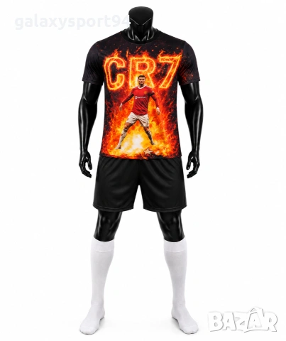 Детски екип Fire Edition Роналдо с Лицето на CR7 2026 Манчестър
