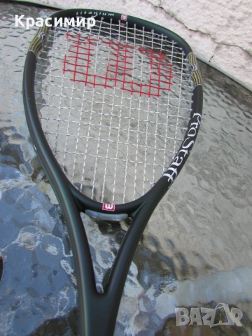 Ракета за скуош Wilson Pro Staff Titanium, снимка 13 - Тенис - 54716495