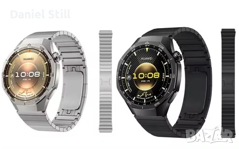 22 мм Луксозна каишка за Seiko Huawei Watch GT6/GT6 Pro 46 мм, каишки за Huawei Watch GT4 GT5, снимка 2 - Каишки за часовници - 54286484