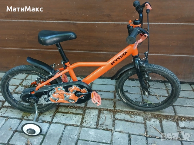 Детско колело BTWIN 16 " + колелца
