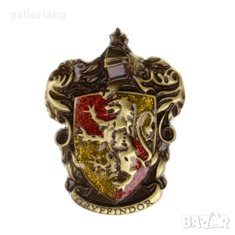 Метална значка Harry Potter – герб на дом, колекционерски pin badge в кутийка, снимка 4 - Колекции - 54751224