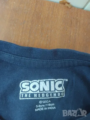 Sonic the Hedgehog оригинална детска тениска Sega, за ръст до 116 см., снимка 2 - Детски тениски и потници - 55628333