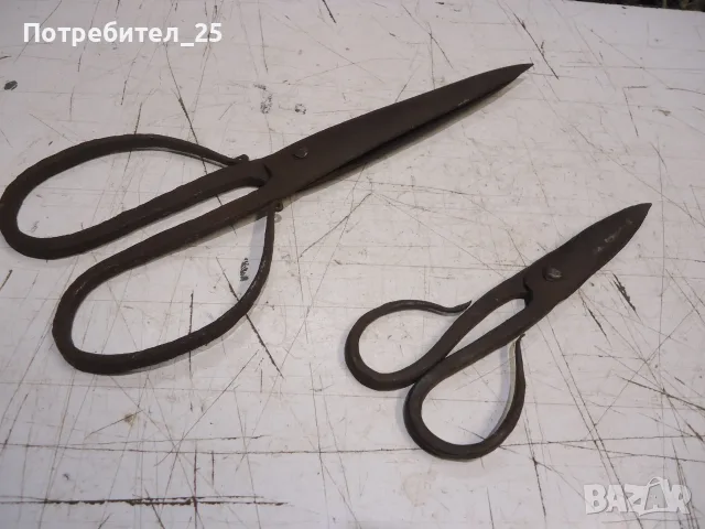 Стари ковани ножици, снимка 8 - Други ценни предмети - 55549507