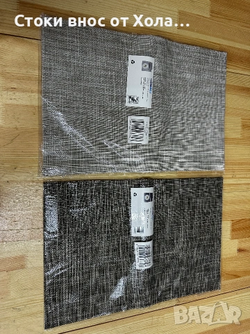 Комплект подложки за хранене с 6бр., 45 × 30 см, полиестер, протектор за маса Relaxdays , снимка 6 - Аксесоари за кухня - 55191669