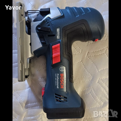 Безчетково акумулаторно зеге Bosch GST 18V-125 S 18V, без батерия и зарядно, снимка 4 - Други инструменти - 53989988