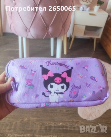 Нов комплект раница KUROMI, несесер, чанта за храна, сметало!, снимка 5 - Раници - 54855883