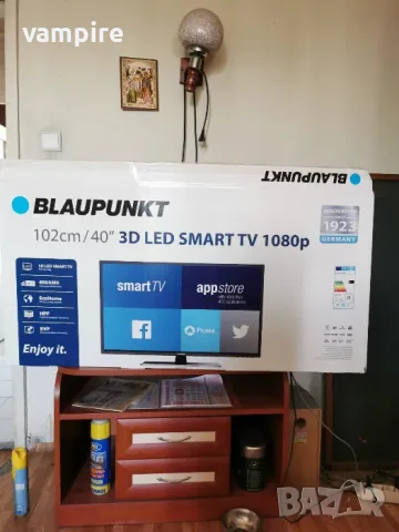 Смарт 3D Телевизор Blaupunkt, снимка 5 - Телевизори - 55589871