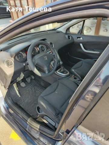 ПЕЖО 308 2009г 1.6 дизел, снимка 5 - Автомобили и джипове - 53980701