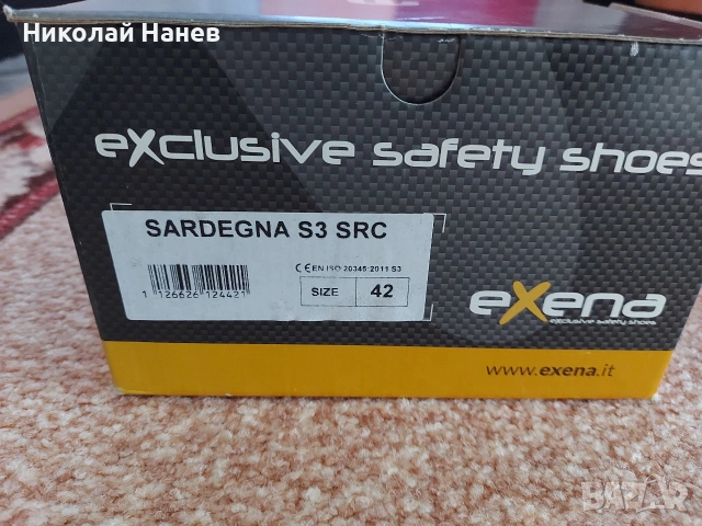 Работни обувки Exena,42 номер,високи, снимка 2 - Маратонки - 54978333