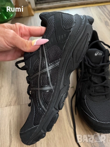 Оригинални мъжки черни маратонки Asics GEL! 43 н, снимка 3 - Маратонки - 54656800