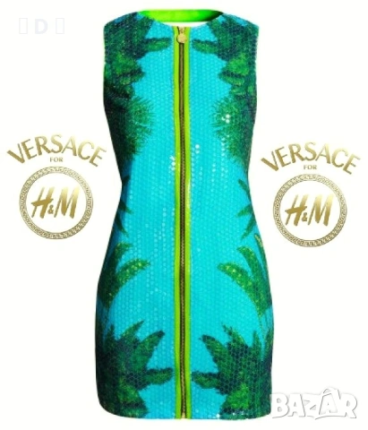 VERSACE h&m оригинална рокля М