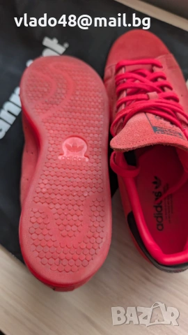 Оригинални мъжки кецове Adidas Stan Smith, снимка 5 - Маратонки - 54855183
