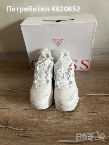 Нови Дамски сникърси Guess - Размер 39, снимка 3 - Маратонки - 54465049