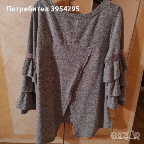 Продавам красив, дълъг, ексклузивен пуловер, много приятен за тялото., снимка 2 - Блузи с дълъг ръкав и пуловери - 54282288