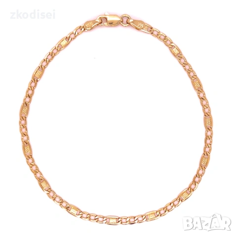 Златна дамска гривна 1,48гр. 19,0см. 14кр. проба:585 модел:37287-6