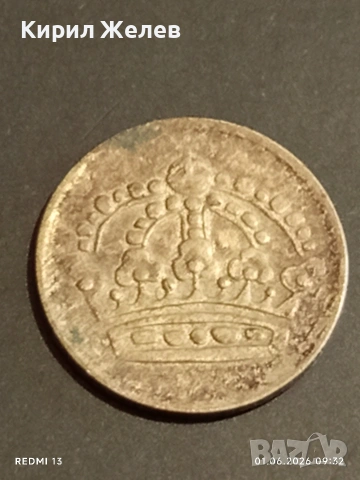 Сребърна монета 10 йоре 1960г. Швеция Крал Густав IV Адолф 51766, снимка 5 - Нумизматика и бонистика - 54734282