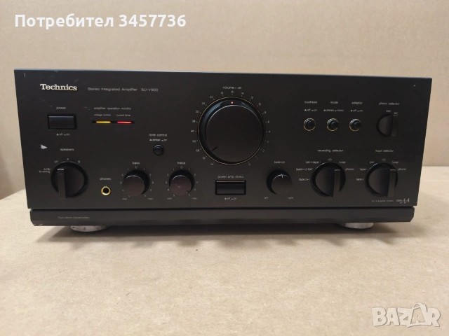 Стерео Усилвател Technics SU-V900 Made in Japan, снимка 4 - Ресийвъри, усилватели, смесителни пултове - 55048160