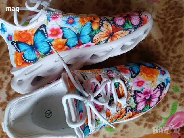 маратонки с пеперуди 40, снимка 2 - Маратонки - 54145036