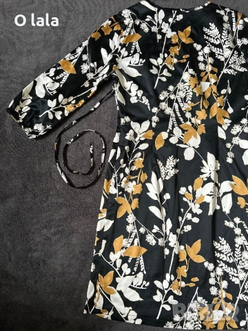 Елегантна сатенена рокля , снимка 4 - Рокли - 54192886