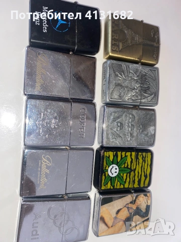 Бензинови запалки лот от 10броя, снимка 3 - Запалки - 54006000