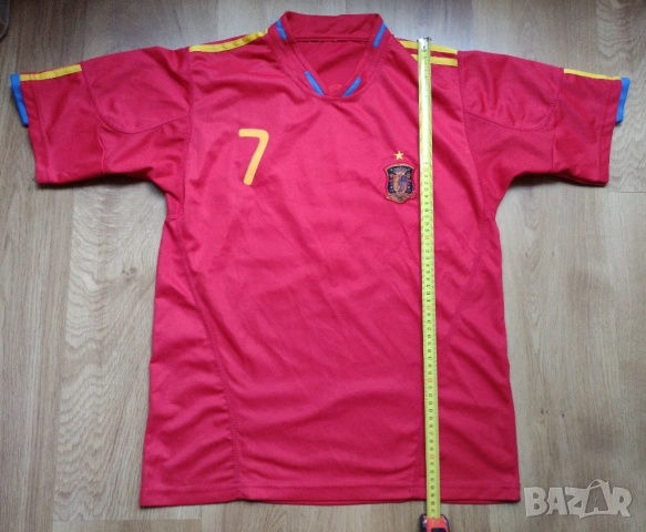 Spain / David Villa #7 - мъжка футболна тениска на Испания, снимка 7 - Спортни дрехи, екипи - 54727597