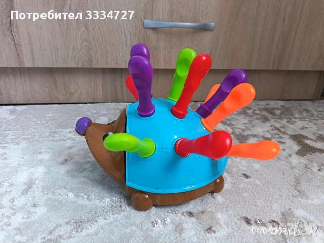 Пластмасова играчка таралеж , снимка 3 - Фигурки - 54369630