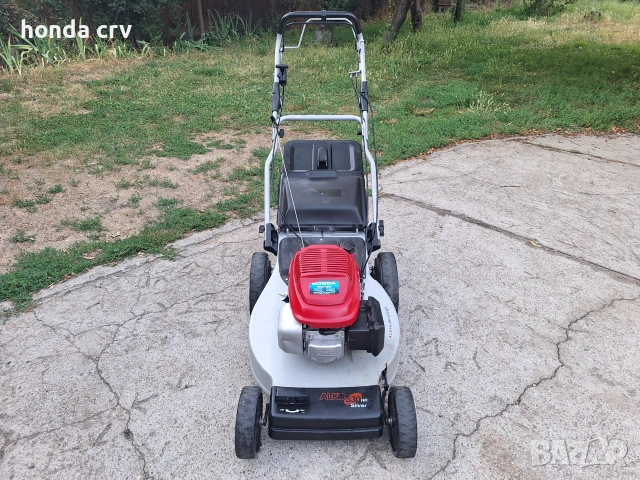 Косачка Honda 5.5к.с. 53см самоходна алуминиева мулчираща с кош, снимка 2 - Градинска техника - 55244830