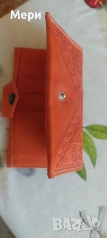 Дамско портмоне от естествена кожа, снимка 11 - Портфейли, портмонета - 54346188
