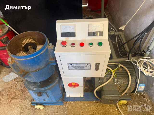 Линия за производство на пелети 11 kW – преса, дробилка, шнек + резервни части, снимка 8 - Други машини и части - 55175535