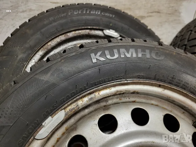 195/60/16C Kumho с джанти 16 цола 5х112 зимни гуми Vw Seat, снимка 12 - Гуми и джанти - 55602357