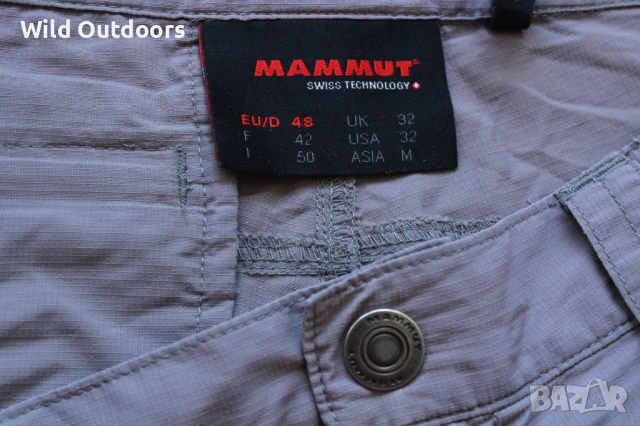 MAMMUT - мъжки къси панталони, размер 48 (М), снимка 4 - Спортни дрехи, екипи - 54839297