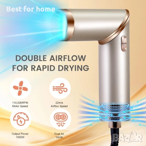 Hatteker, сешоар с отрицателни йони, снимка 5 - Друга електроника - 54209669