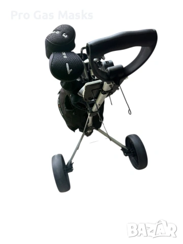 Комплект 12 Стикове Голф B Square Сак Pro Ace и количка LT 410, топки, Нова Ръкавица, подаръци : Вси, снимка 3 - Голф - 53967029