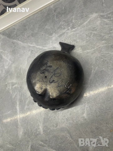 Керамична фигура на птица 1970 г., снимка 4 - Антикварни и старинни предмети - 53982897