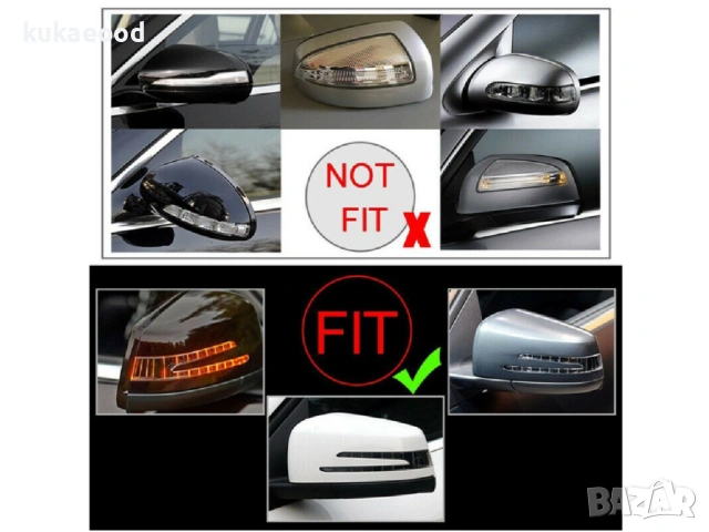Мигач в огледало за Mercedes CLA C117, снимка 5 - Части - 54202022